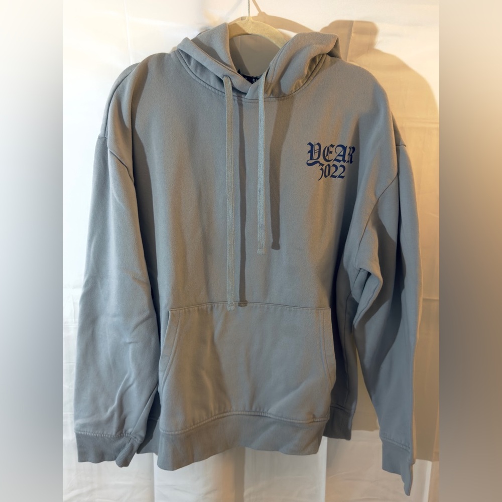 Men’s Gray Hoodie with Design